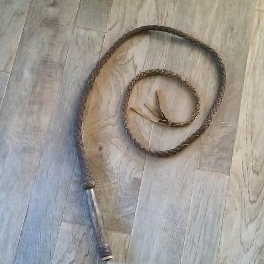 Leather whip